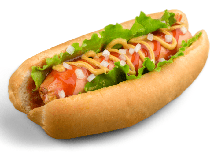 hotdog in a bun