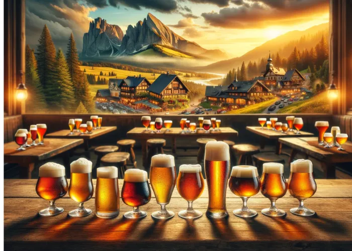 a focus on the art of serving beer