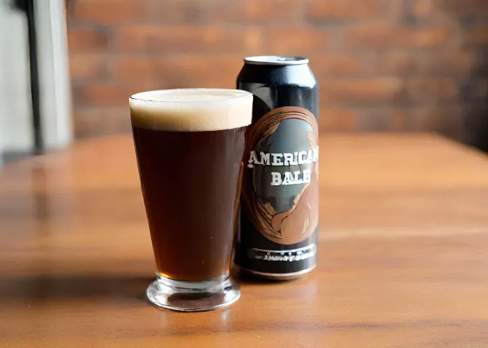American Brown Ale on the table