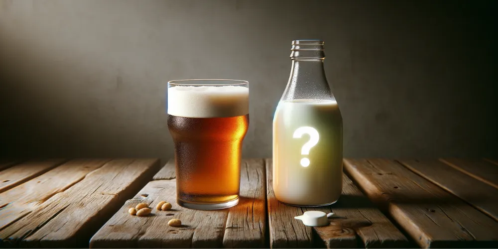 Can We Drink Milk After Beer article featured image
