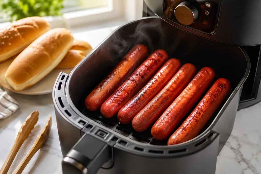 Quick and Easy Air Fryer Hot Dogs: Cooking Time and Temperature